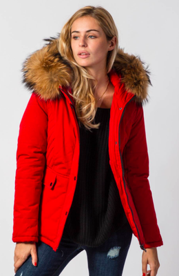 doudoune attentif fourrure